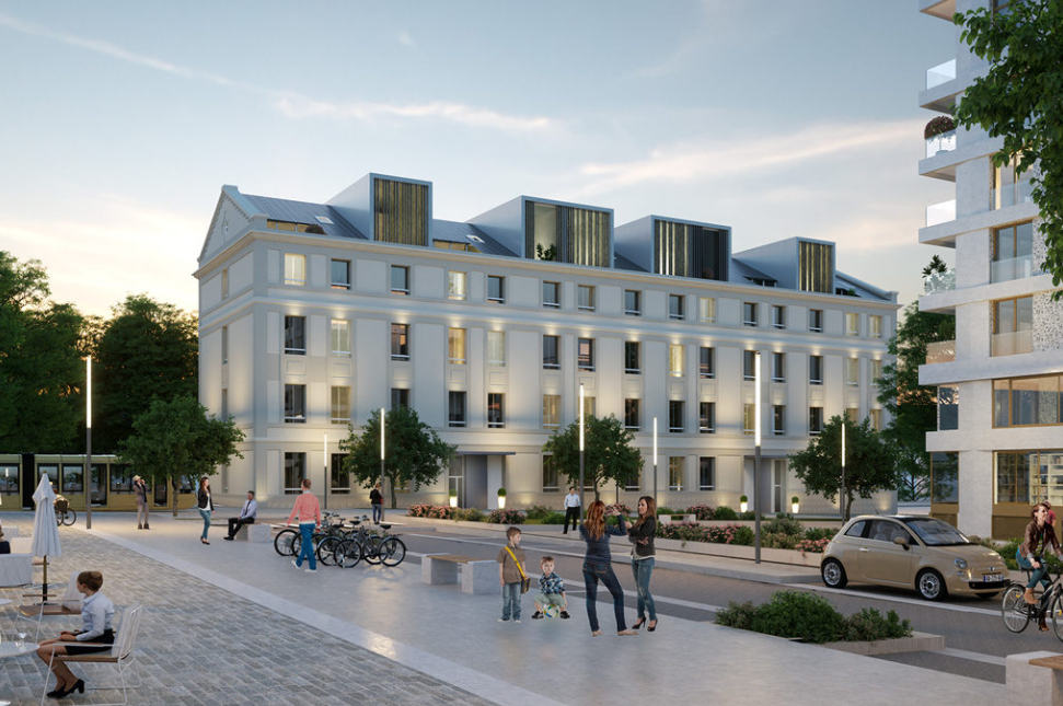 Perspective résidence neuve Montpellier - patrimonis