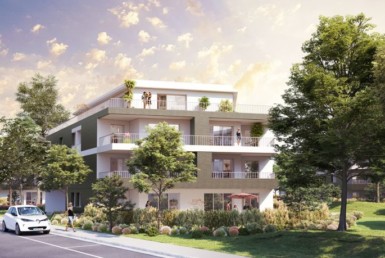 Perspective extérieure programme immobilier neuf à Cugnaux - Patrimonis