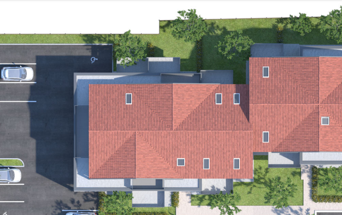 Plan de masse programme immobilier neuf à Bruguières - Patrimonis