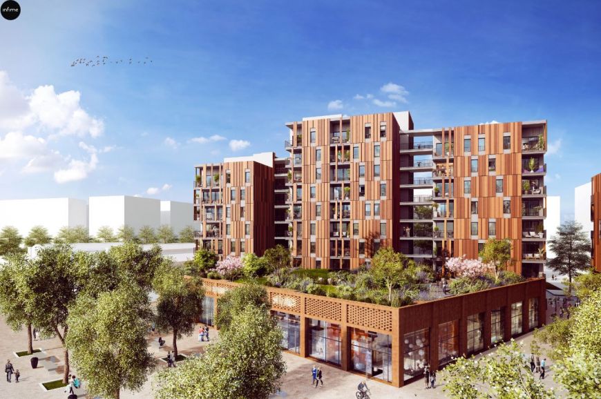 Perspective extérieure du programme immobilier neuf à Toulouse - Patrimonis