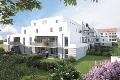 Perspective extérieure du programme immobilier neuf à Perpignan - Patrimonis