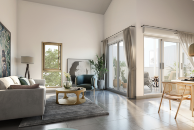 Illustration intérieur appartement - programme immobilier neuf Marseille - Patrimonis