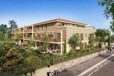 Perspective extérieure programme immobilier neuf Aix en Provence - Patrimonis