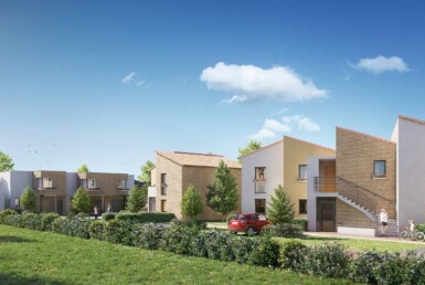 Perspective extérieure programme immobilier neuf à Toulouse - Patrimonis