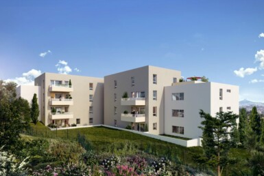 Vue aérienne programme immobilier neuf Marseille - Patrimonis